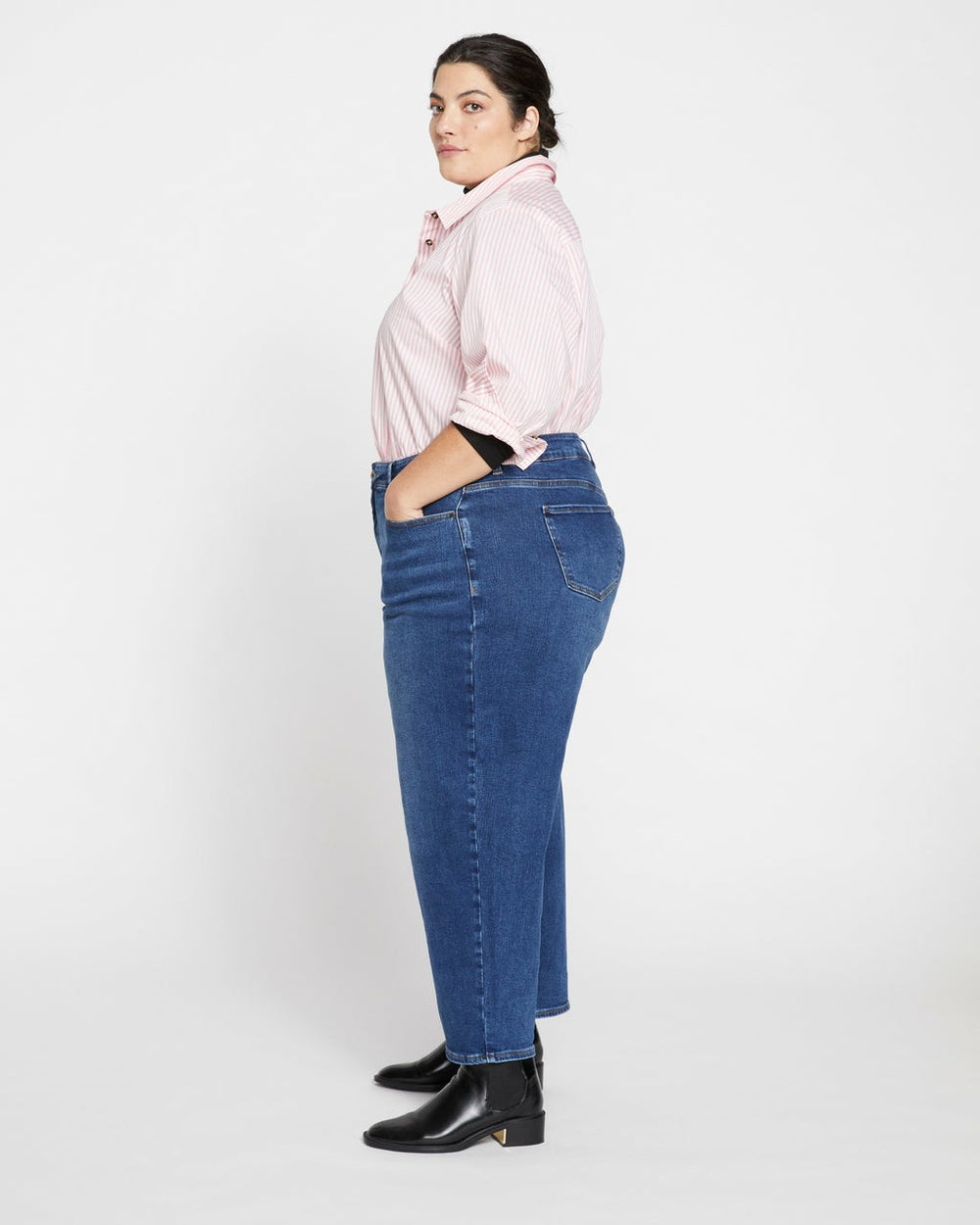 Lou High Rise Barrel Leg Jeans - Universal Standard
