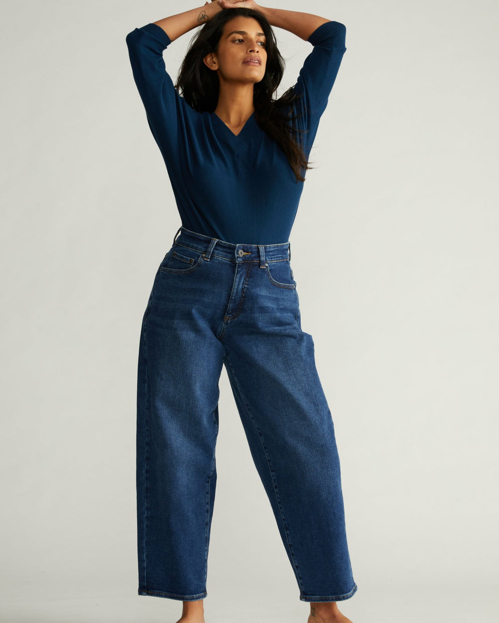 Lou High Rise Barrel Leg Jeans - Universal Standard