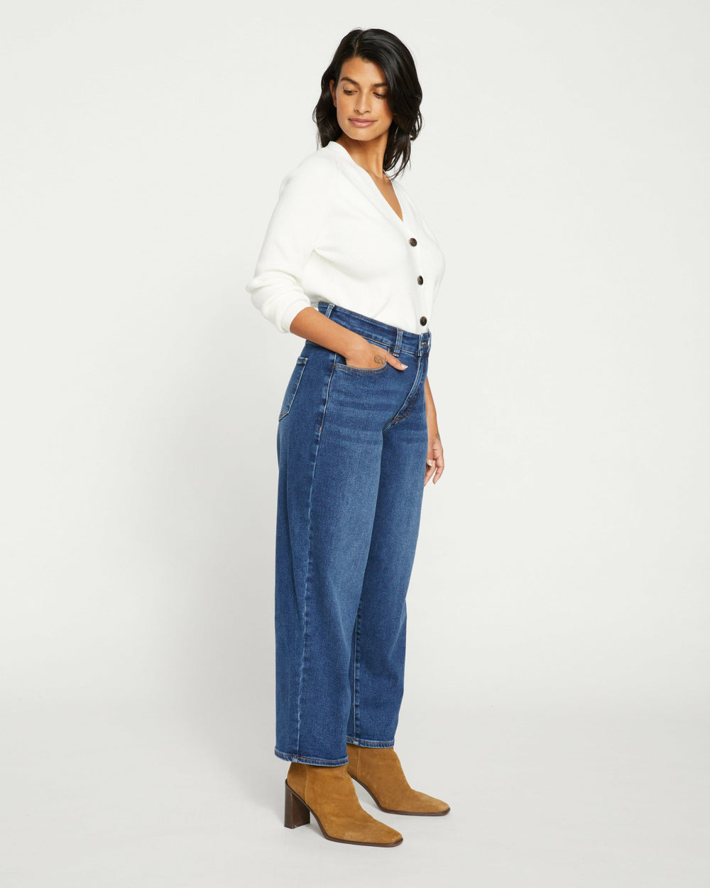 Lou High Rise Barrel Leg Jeans - Universal Standard