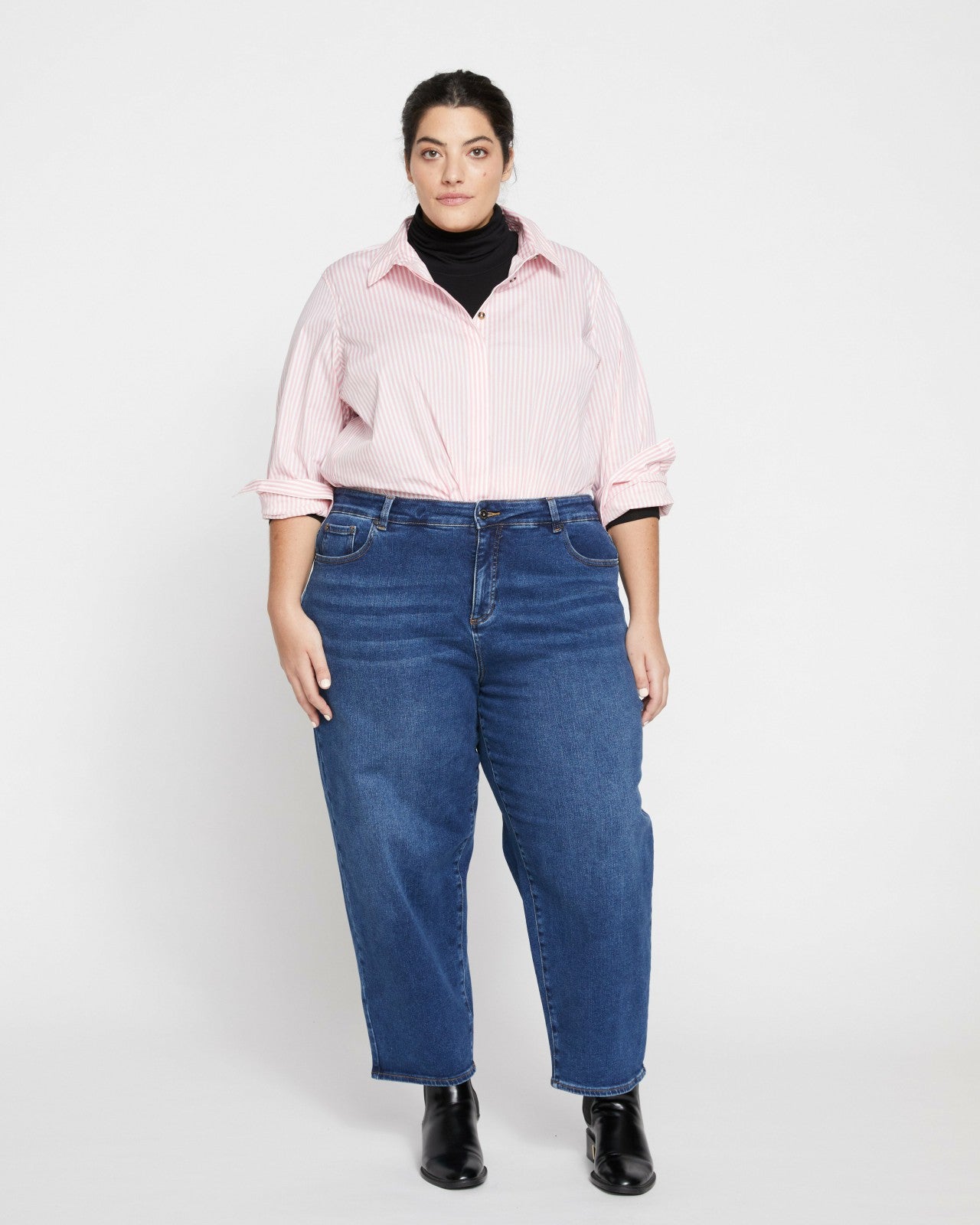 Lou High Rise Barrel Leg Jeans - Universal Standard