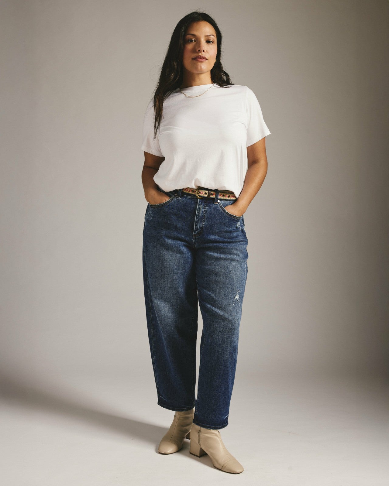 Lou High Rise Barrel Leg Jeans - Universal Standard