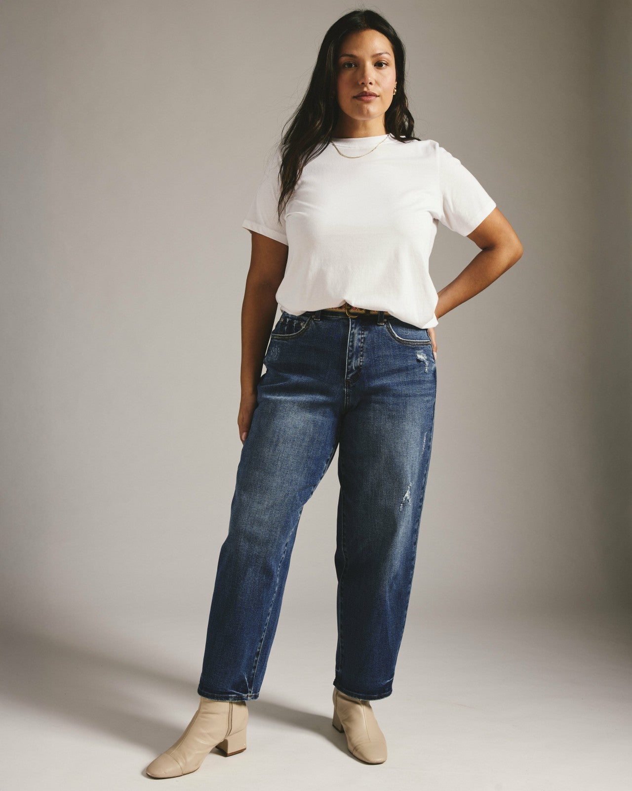 Lou High Rise Barrel Leg Jeans - Universal Standard