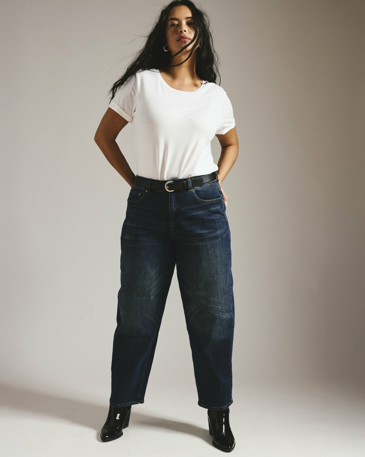 Lou High Rise Barrel Leg Jeans - Universal Standard