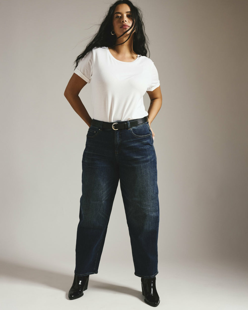 Lou High Rise Barrel Leg Jeans - Universal Standard