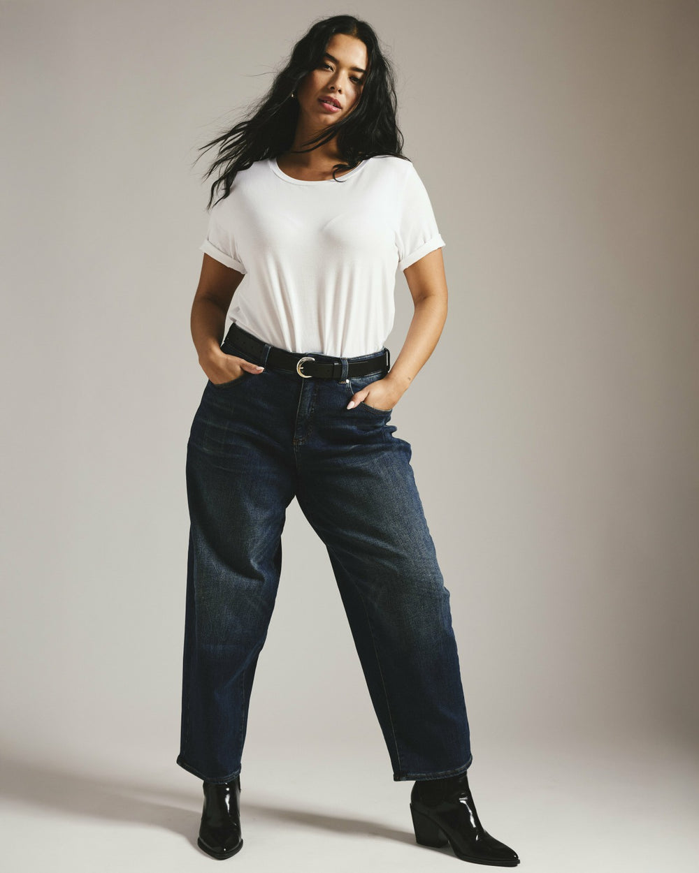 Lou High Rise Barrel Leg Jeans - Universal Standard