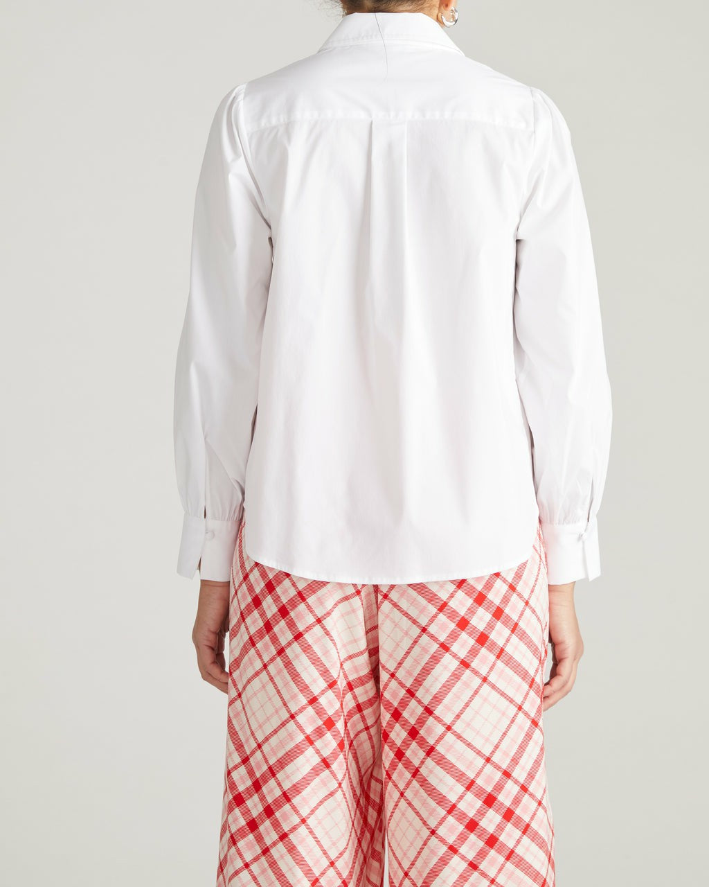 Janet Tie-Neck Cotton Poplin Shirt - Universal Standard