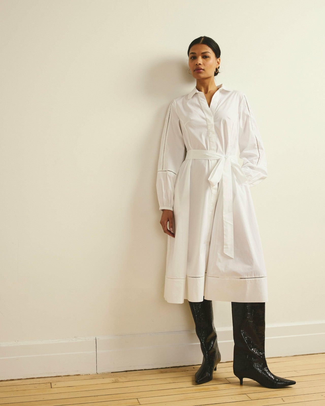 Claire Stretch Poplin Shirtdress - Universal Standard