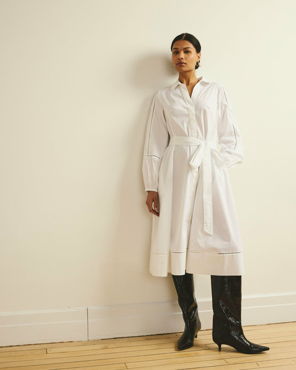 Claire Stretch Poplin Shirtdress - Universal Standard