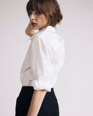 Button Back Poplin Polo Shirt - Universal Standard