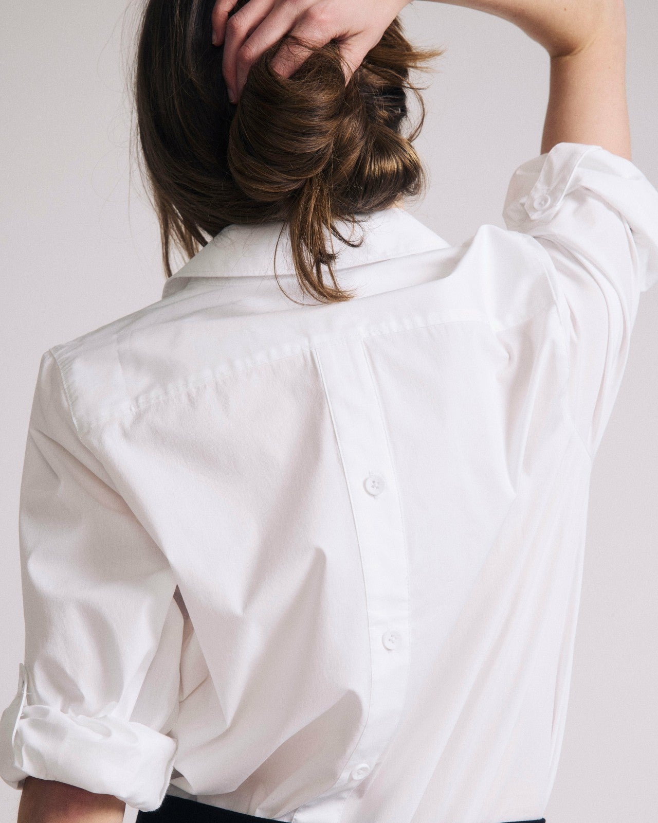 Button Back Poplin Polo Shirt - Universal Standard