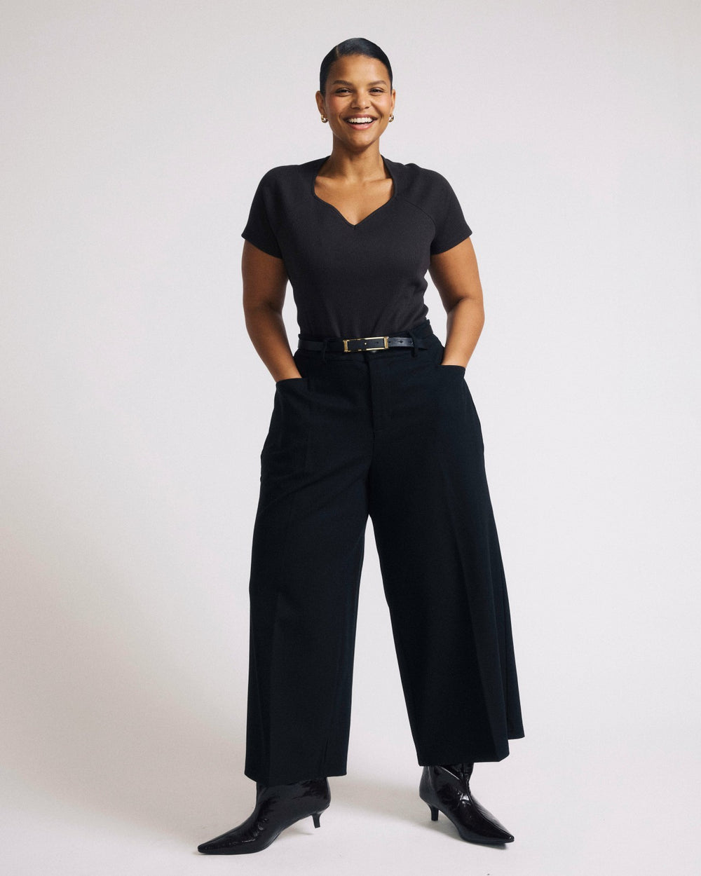 Cropped Wide Leg Ponte Pants - Universal Standard