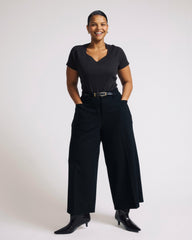 Cropped Wide Leg Ponte Pants - Universal Standard