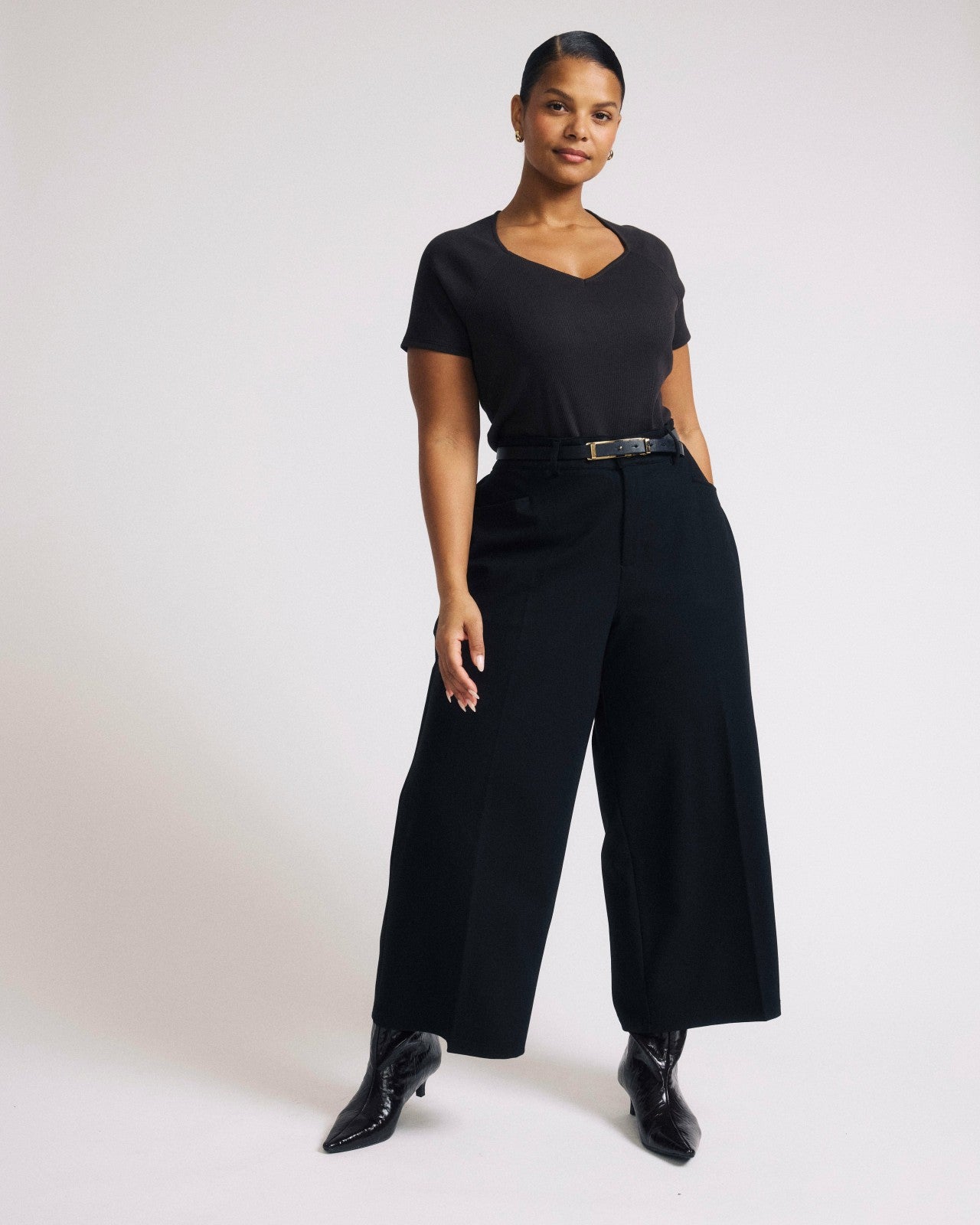 Cropped Wide Leg Ponte Pants - Universal Standard