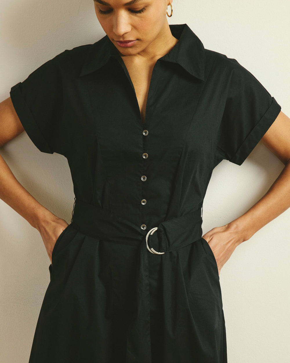 Sandy Stretch Poplin Shirtdress - Universal Standard