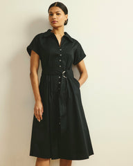 Sandy Stretch Poplin Shirtdress - Universal Standard