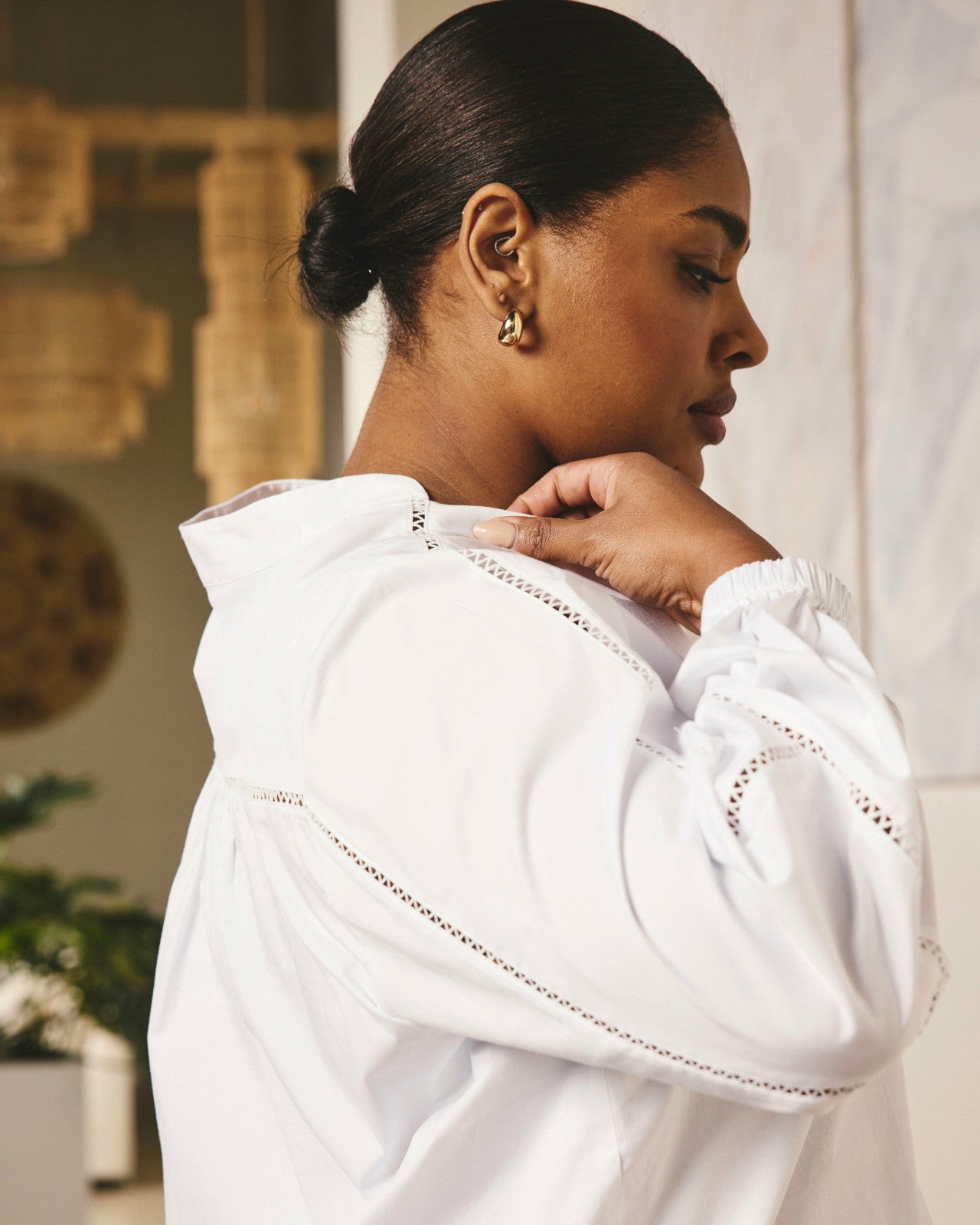 Saint-Honore Poplin Blouse - Universal Standard