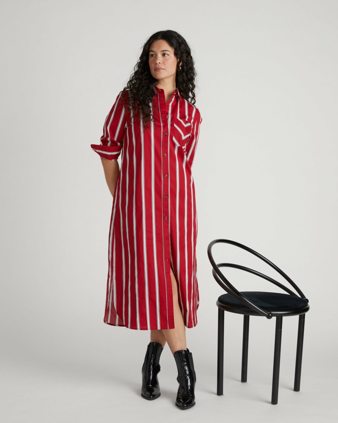 Odeon Stretch Poplin Shirtdress - Universal Standard