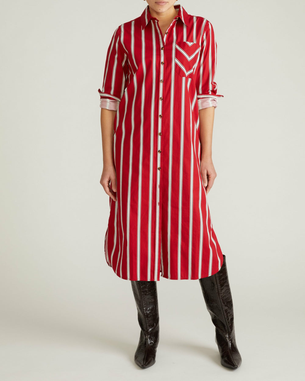 Odeon Stretch Poplin Shirtdress - Universal Standard