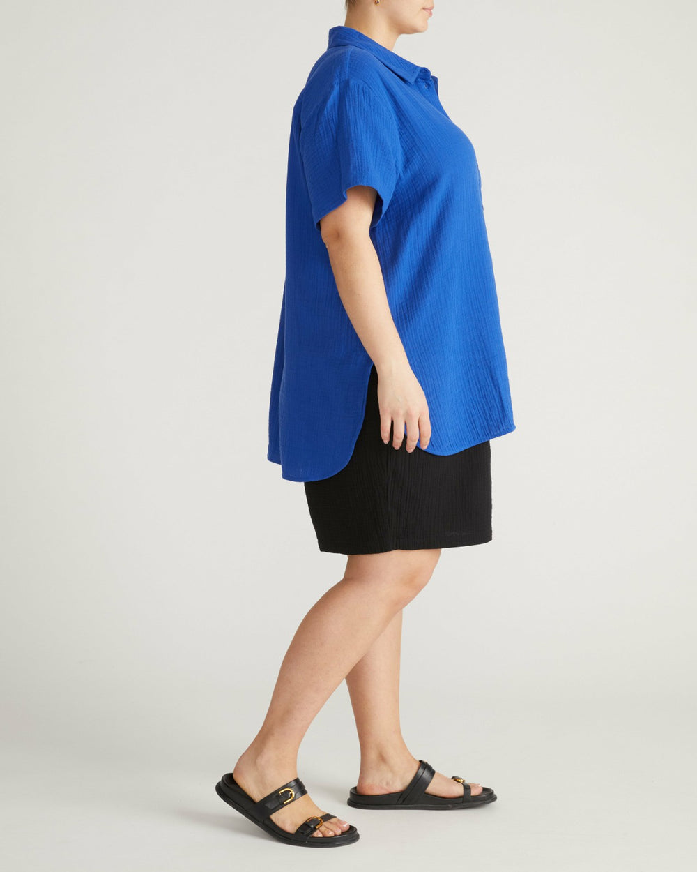 Luxe Cotton Gauze Beach Shirt - Universal Standard