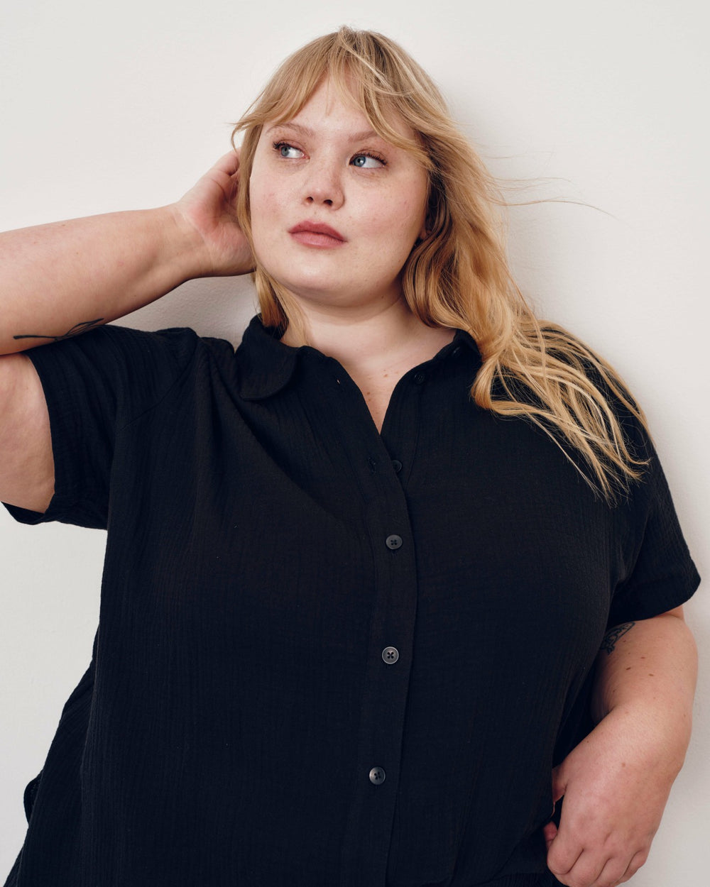 Luxe Cotton Gauze Beach Shirt - Universal Standard
