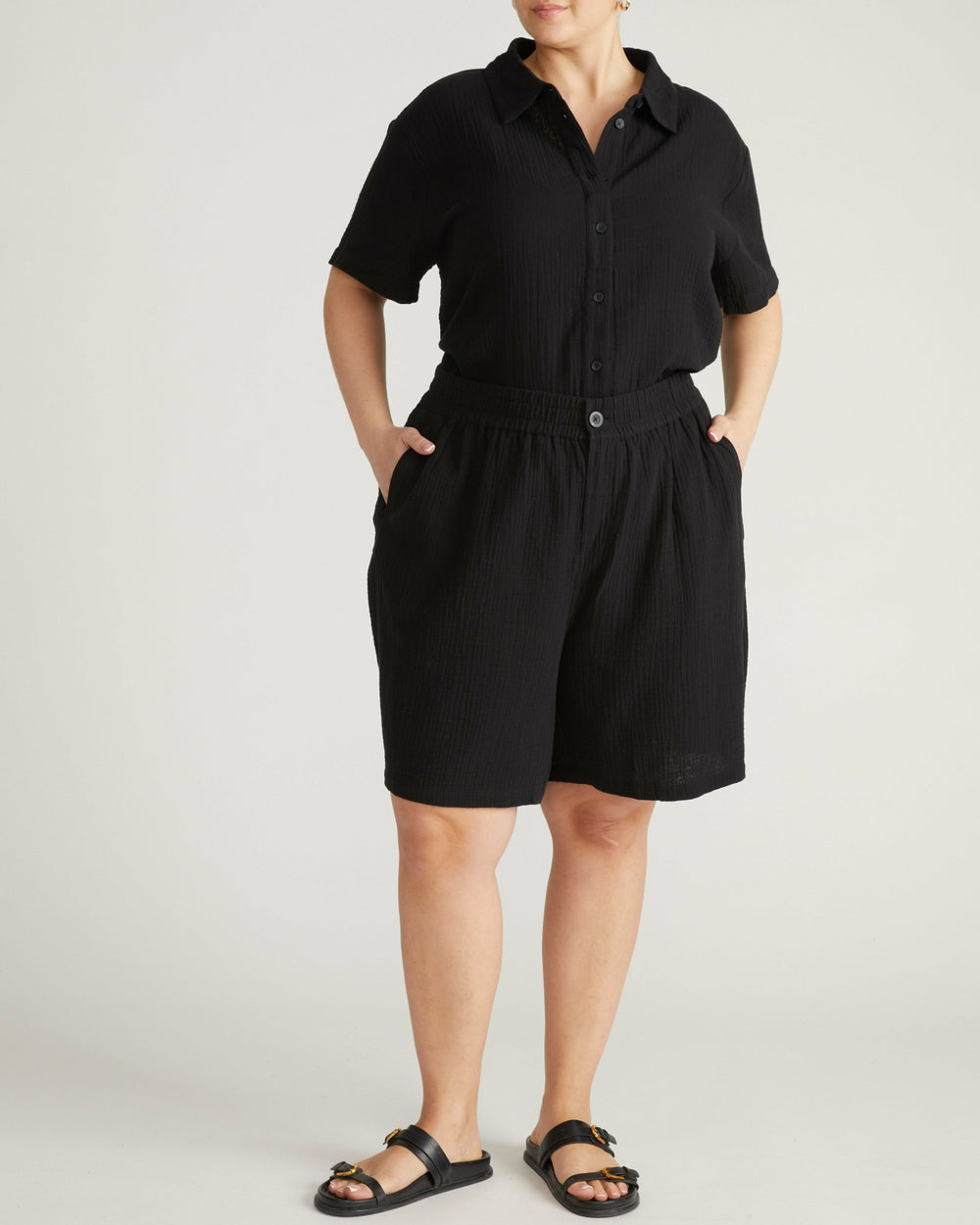 Luxe Cotton Gauze Beach Shirt - Universal Standard