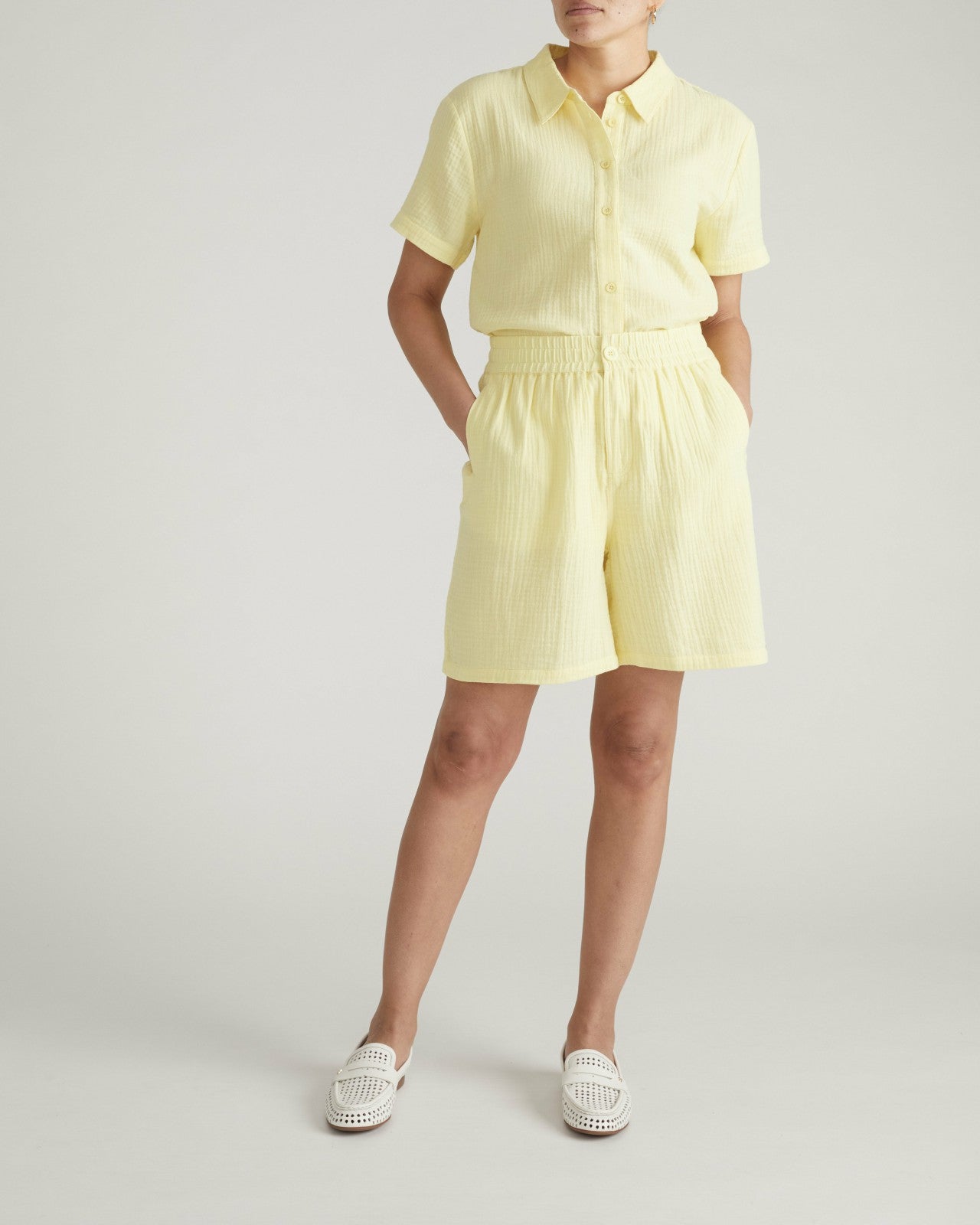 Luxe Cotton Gauze Beach Short - Universal Standard