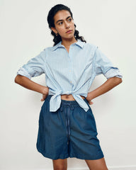 Perfect Tencel Chambray Shorts - Universal Standard