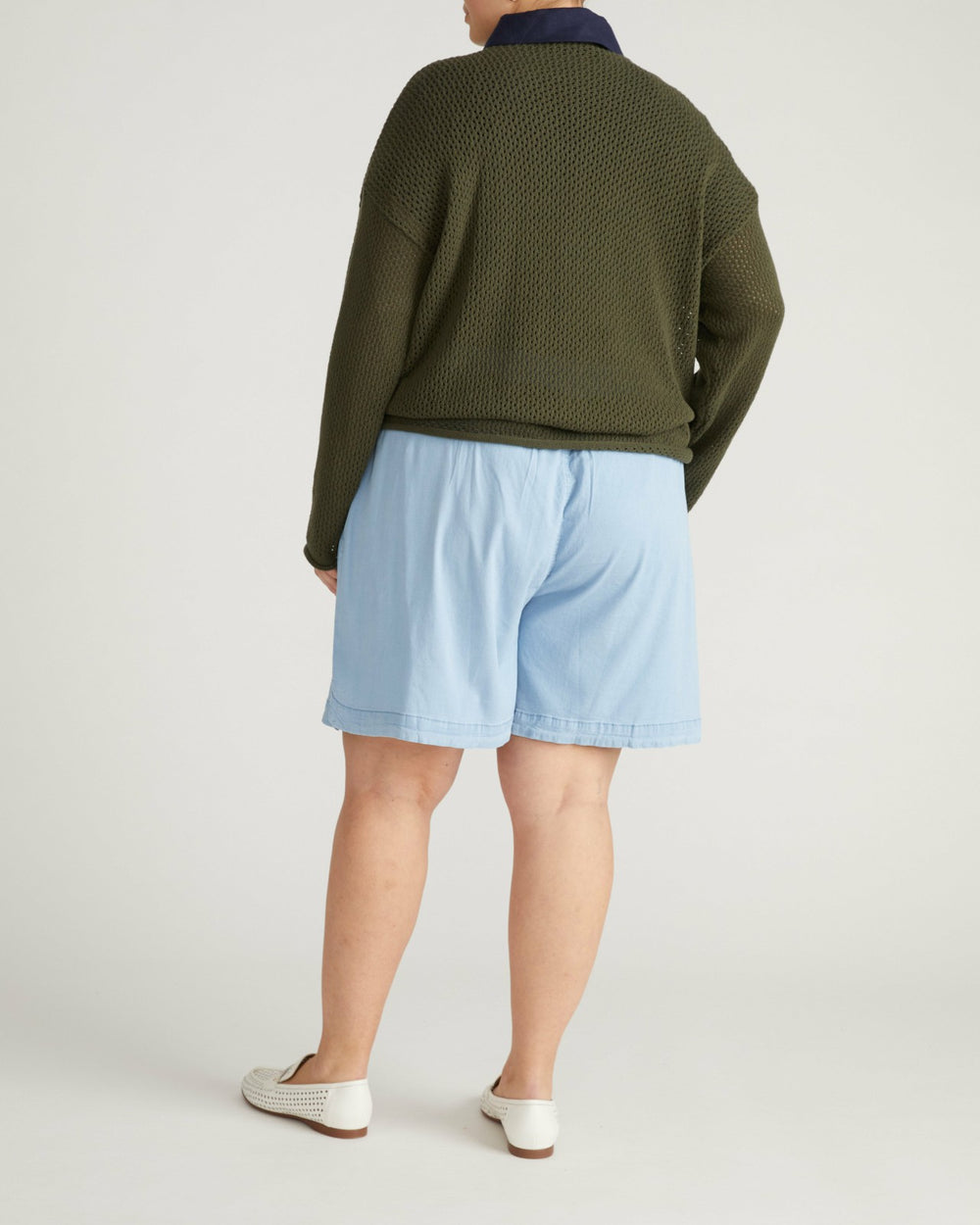 Perfect Tencel Chambray Shorts - Universal Standard