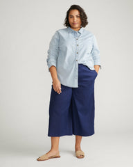 Minimalist Stretch Cotton Chambray Shirt - Universal Standard