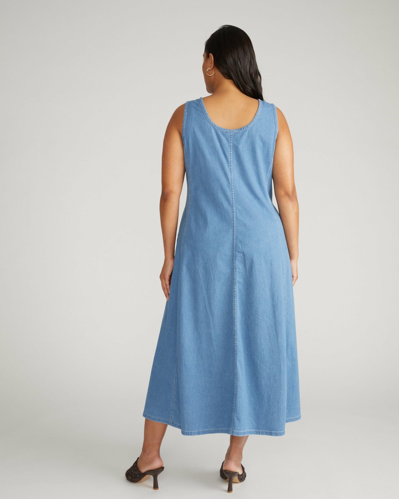 Kendra Cotton Chambray Tank Dress - Universal Standard
