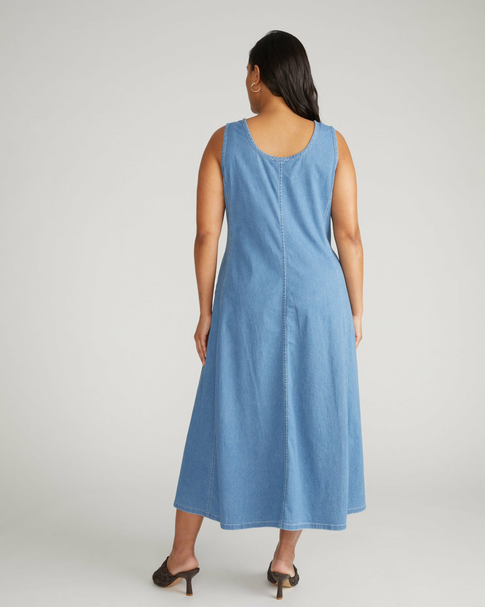 Kendra Cotton Chambray Tank Dress - Universal Standard