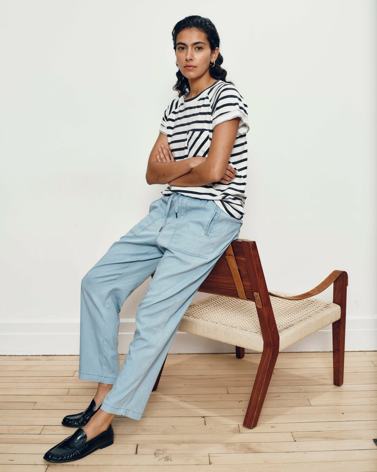 Perfect Tencel Chambray Off-Duty Pants - Universal Standard