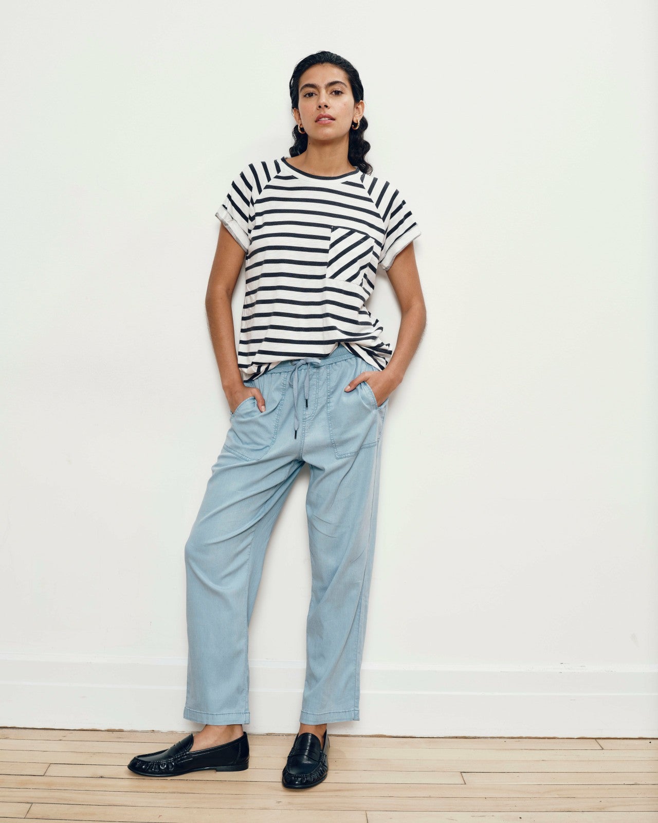 Perfect Tencel Chambray Off-Duty Pants - Universal Standard