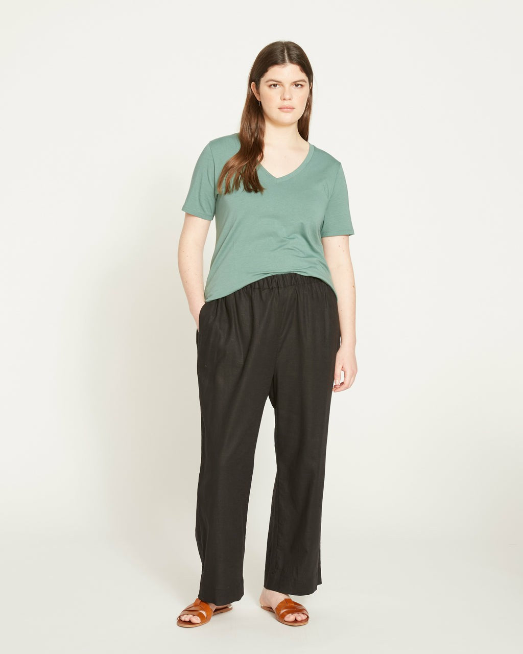 Iris Linen Blend Easy Pull-On Pants - Universal Standard