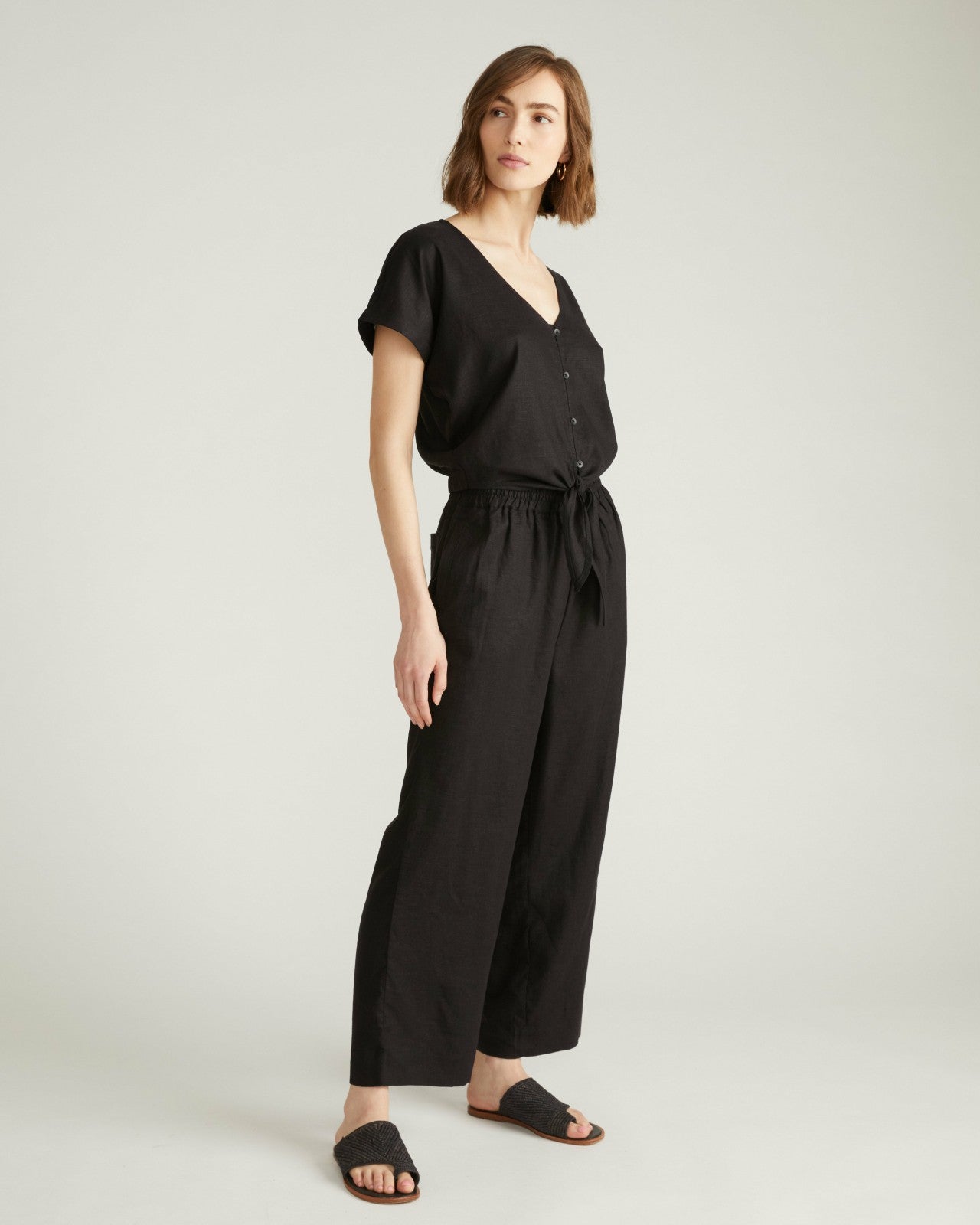 Iris Linen Blend Easy Pull-On Pants - Universal Standard