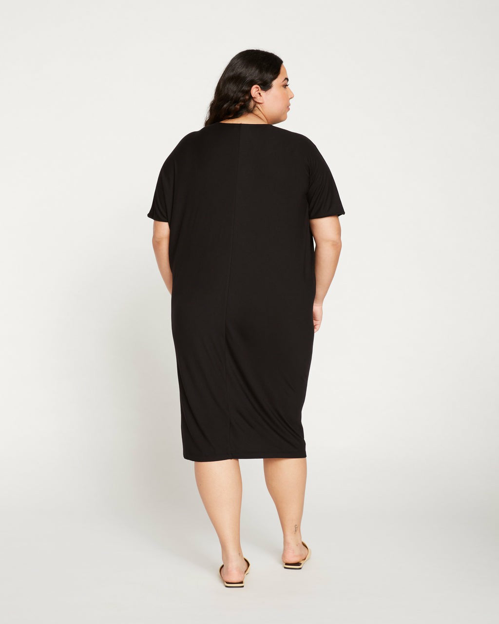 Teresa Liquid Jersey V-Neck Dress - Universal Standard