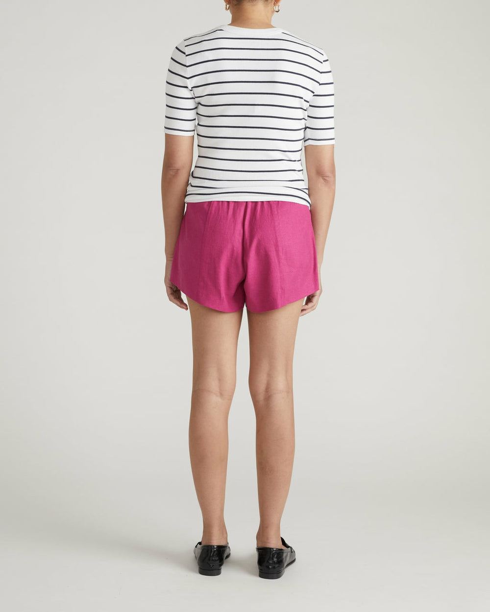 Classic V-Neck Ribbed Tee - Universal Standard