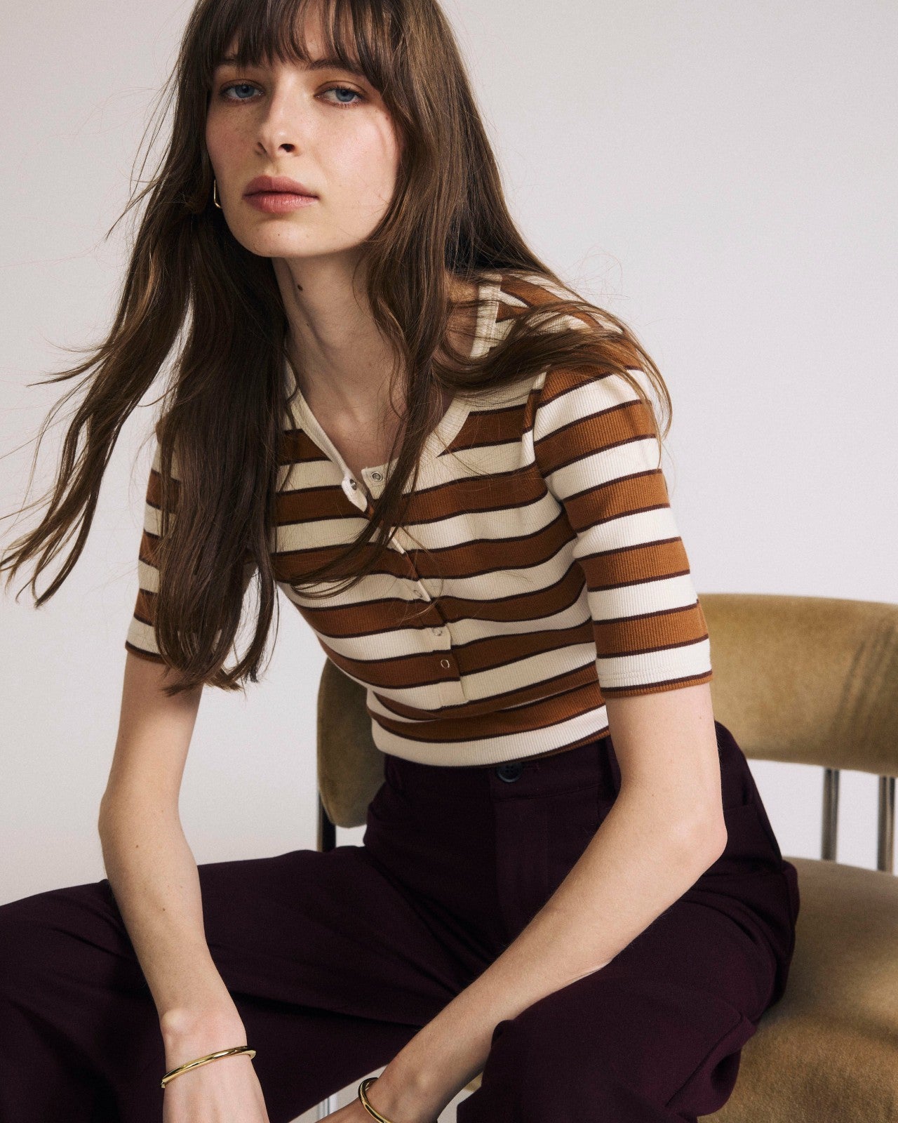 Henley Short Sleeve Ribbed Tee - Universal Standard