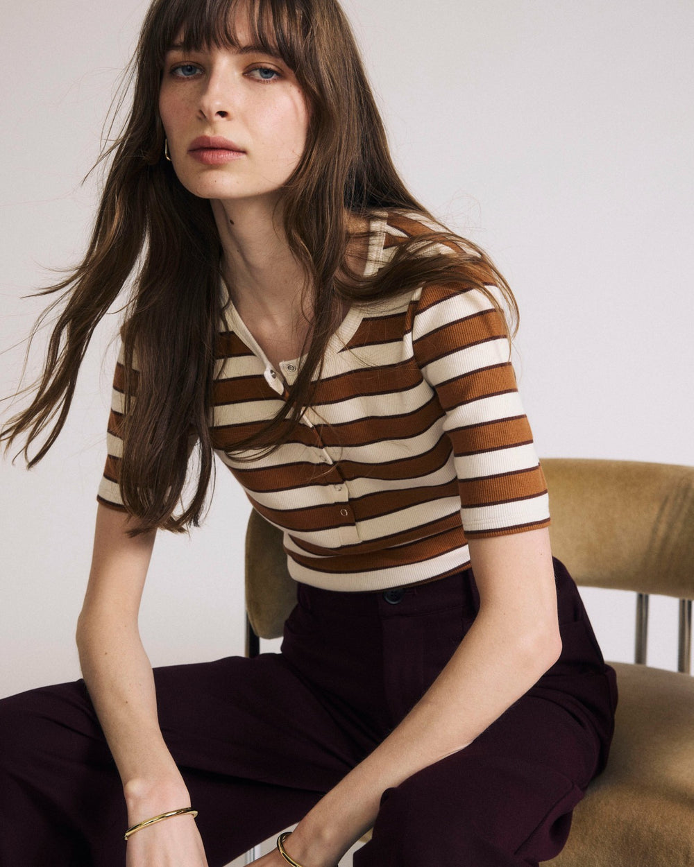 Henley Short Sleeve Ribbed Tee - Universal Standard