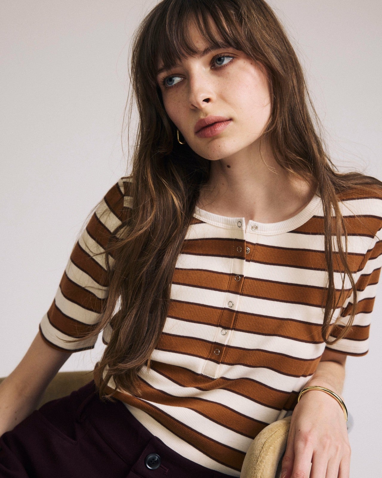 Henley Short Sleeve Ribbed Tee - Universal Standard