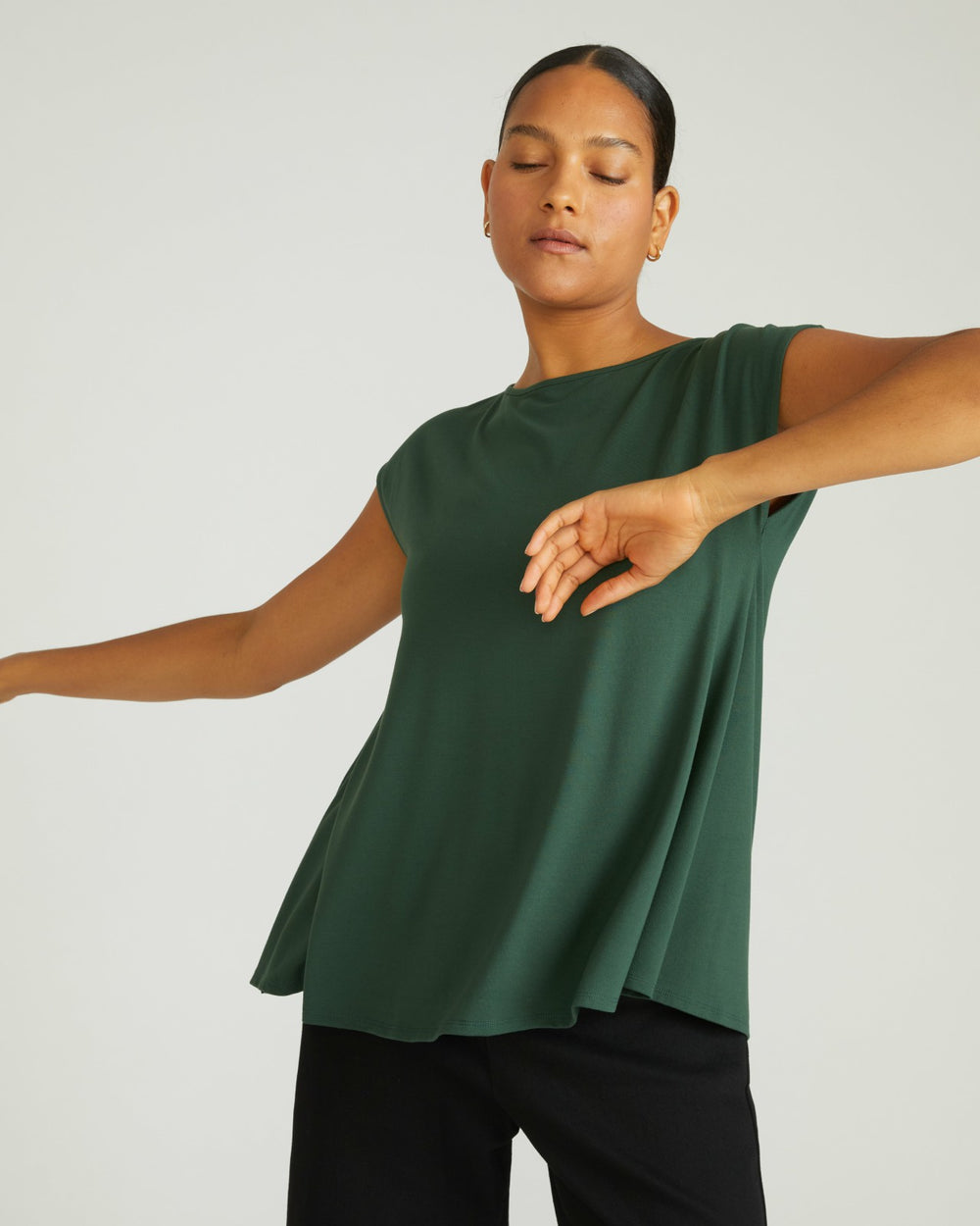 Heatwave Divine Jersey Flared Top - Universal Standard