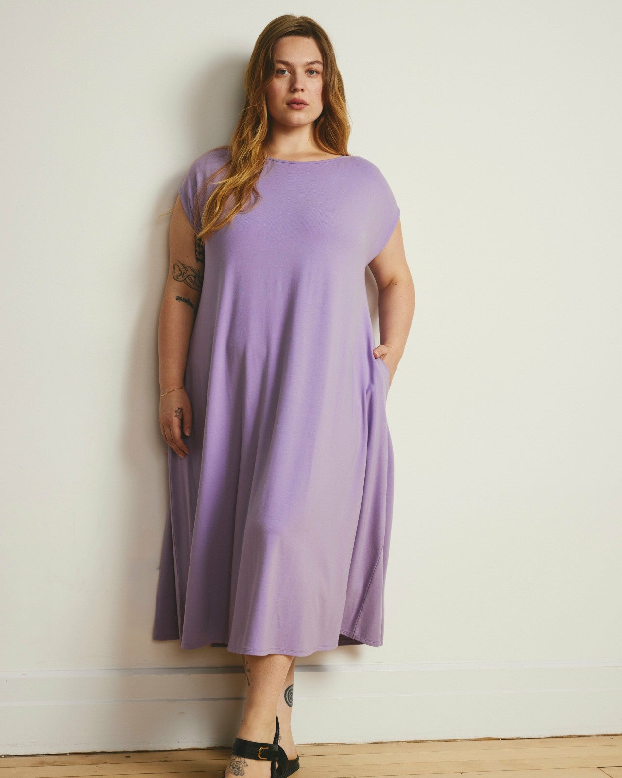 Capri Divine Jersey Flared Dress - Universal Standard