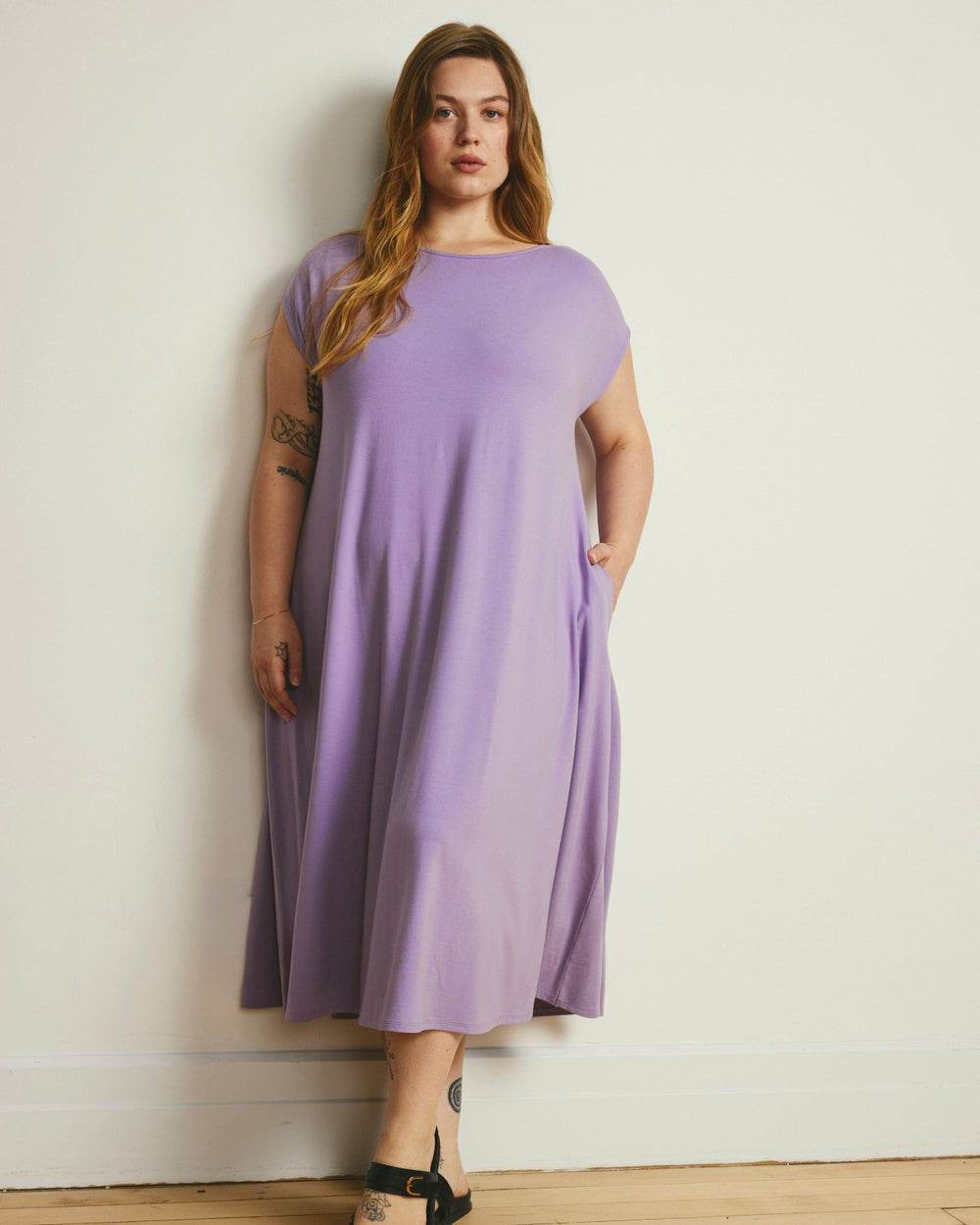 Capri Divine Jersey Flared Dress - Universal Standard