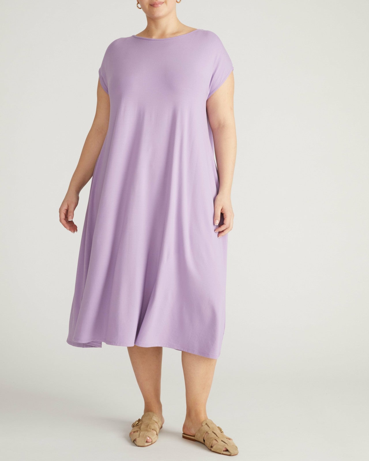 Capri Divine Jersey Flared Dress - Universal Standard