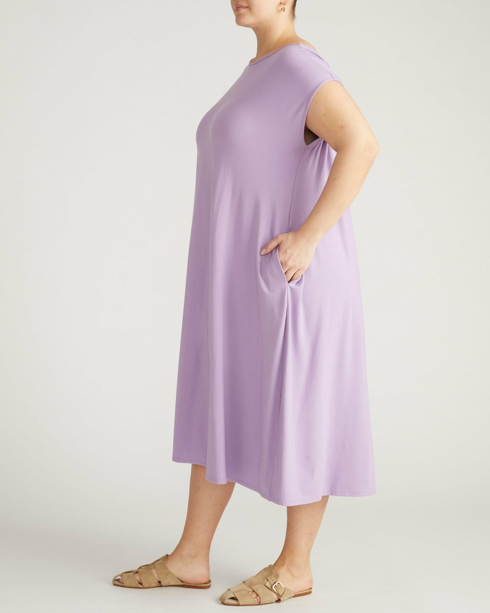 Capri Divine Jersey Flared Dress - Universal Standard