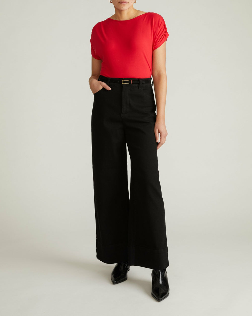 Helena Divine Jersey Gathered Tee - Universal Standard