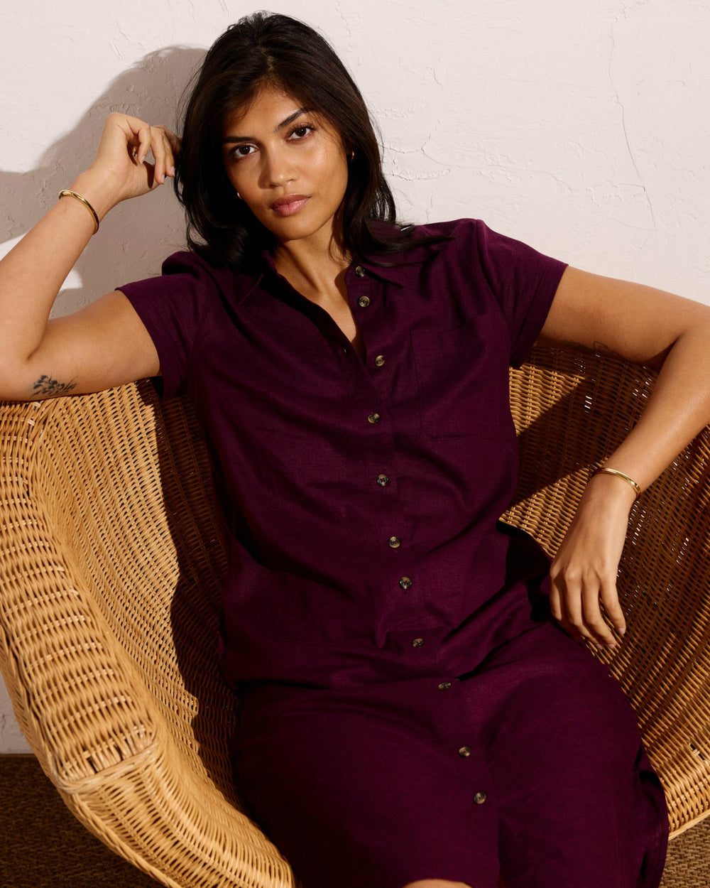 Dune Linen Blend Shirtdress - Universal Standard