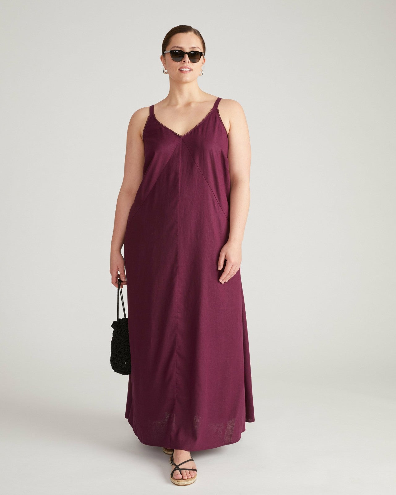 Kite Linen Blend Dress - Universal Standard