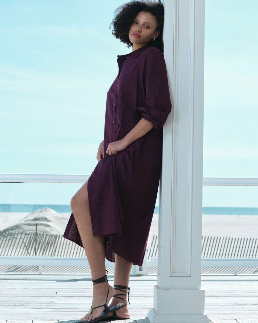Odeon Linen Blend Shirtdress - Universal Standard