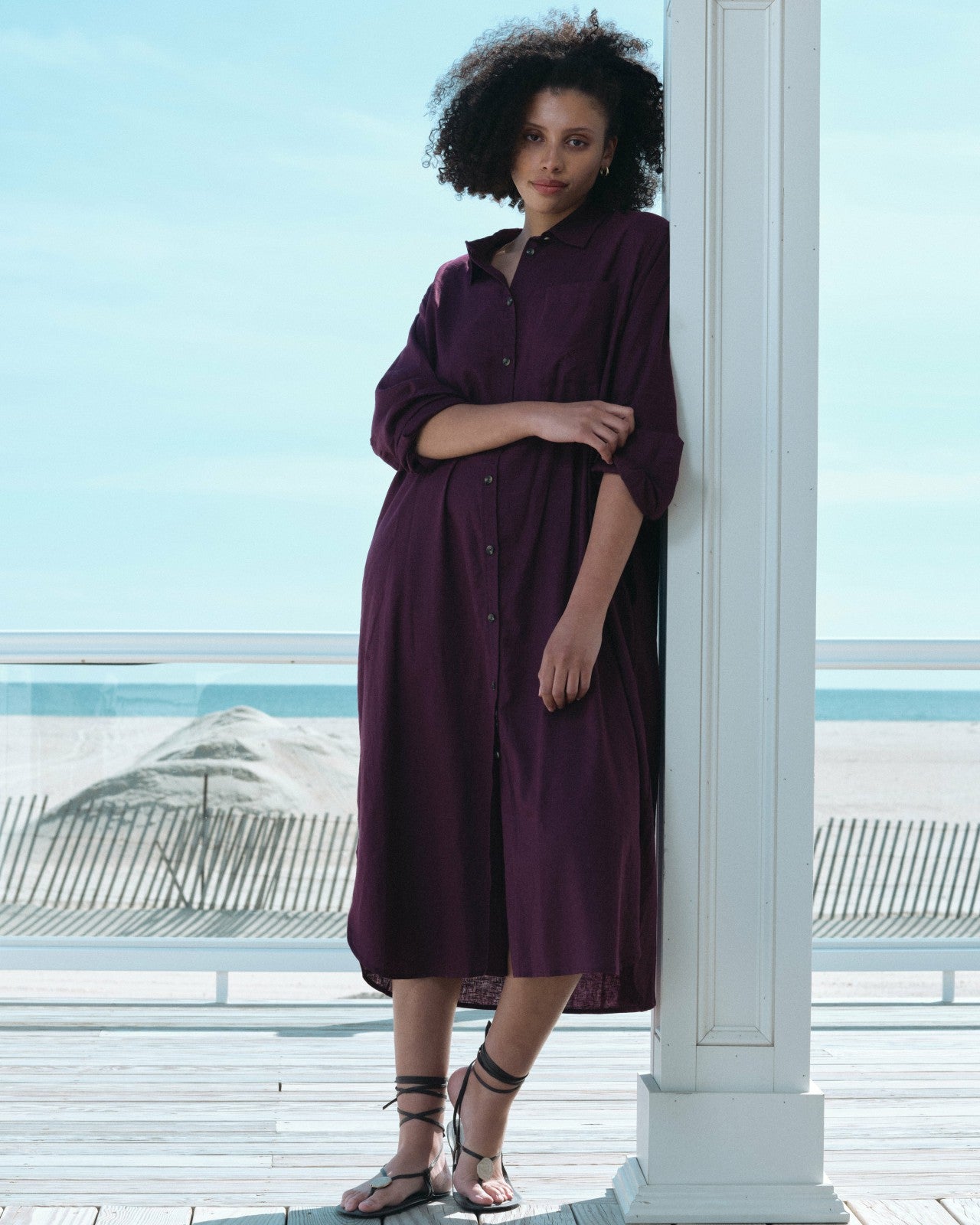 Odeon Linen Blend Shirtdress - Universal Standard